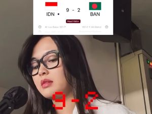Curi Perhatian, Sosok Announcer Wanita di Laga Indonesia vs Bangladesh Viral!