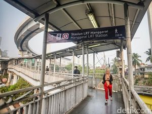 Begini Penunjuk Arah Sementara Menuju LRT Manggarai di Kawasan Stasiun