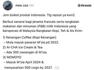 Viral! Netizen Malaysia Serukan Boikot Produk Kuliner Indonesia di Negeri Jiran
