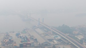Kabut Asap Selimuti Palembang, Kualitas Udara  Masuk Kategori Berbahaya