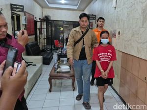Tampang Pacar yang Habisi Anak Lurah di Gresik Saat Diamankan