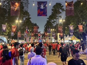 Antusiasme Penonton Indonesia Vs Thailand di GBK: Urusan Kerjaan Gampanglah