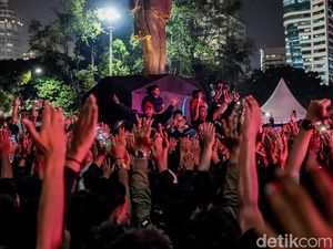 Video: Keseruan Nobar Gratis Indonesia Vs Thailand di Luar Stadion GBK