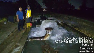 Jaga Musim Tanam, KemenPU Perkuat Pasokan Air untuk 3.330 Ha Sawah di Jatim