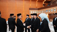 Lantik Pejabat Kemendagri, Tito Karnavian Bicara Rotasi dan Promosi