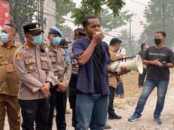 Demo di Palangka Raya Desak Pencairan Anggaran Relawan Karhutla