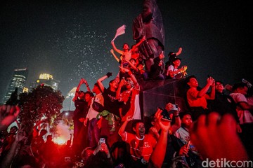 Dari Tegang hingga Meledak, Serunya Nobar Final Indonesia Vs Thailand