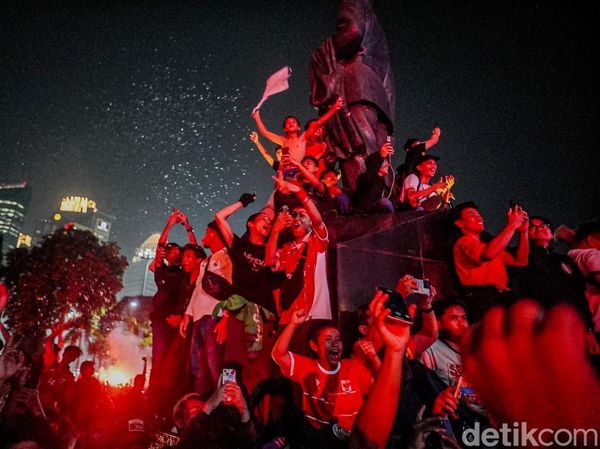 Dari Tegang hingga Meledak, Serunya Nobar Final Indonesia Vs Thailand