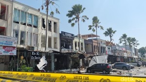 Potret Dahsyatnya Ledakan di Perum San Antonio Pakuwon City Surabaya