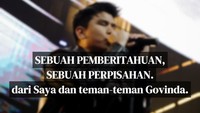 Muhammad Irfan Hadari Vokalis Band Govinda Mengundurkan Diri