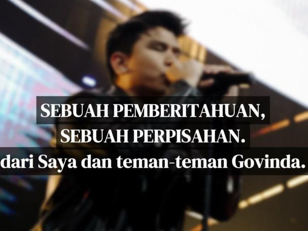 Muhammad Irfan Hadari Vokalis Band Govinda Mengundurkan Diri
