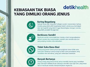 Infografis: 5 Kebiasaan Tak Biasa yang Dimiliki Orang Jenius, Punya Salah Satunya?