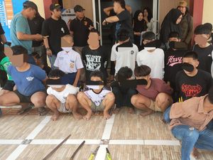 18 Anggota Geng Motor Pembunuh Pria di Makassar Jadi Tersangka