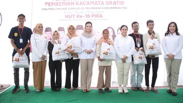 PP PIRA Gelar Pemeriksaan Mata dan Bagikan 500 Kacamata Gratis di Serang