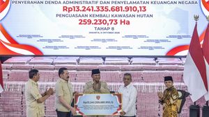 Prabowo Saksikan Penyerahan Uang Rp 13,24 T Hasil Penertiban Kawasan Hutan