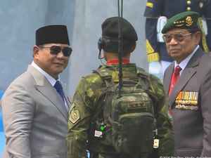 Sosok Komandan Upacara HUT TNI yang Curi Perhatian Prabowo dan SBY
