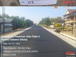 Jalan Salaonro Soppeng-Batas Wajo Mulus Berkat MYP Pemprov Sulsel