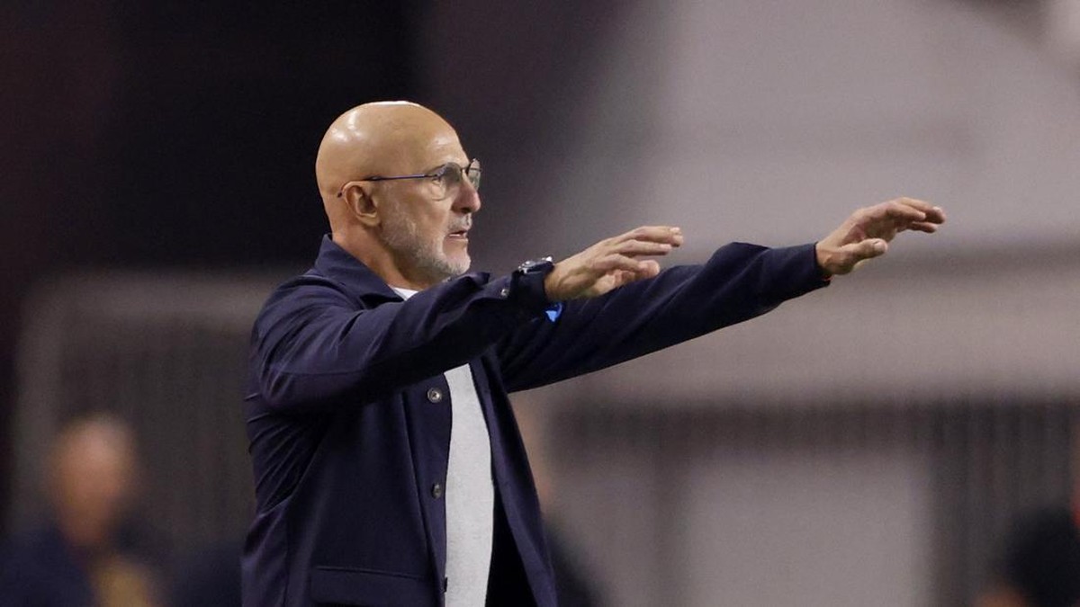 Pelatih Timnas Spanyol Luis de la Fuente yakin Spanyol tidak akan kalah dari Kroasia. (REUTERS/Antonio Bronic)