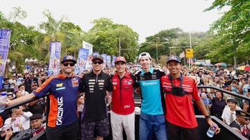 Sebelum Ngaspal di Mandalika, Marquez dkk. Sapa Warga Dulu
