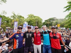 Sebelum Ngaspal di Mandalika, Marquez dkk. Sapa Warga Dulu