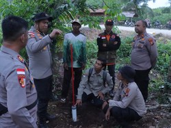 Cegah Karhutla, Polri-TNI Cek Sekat Kanal di Lahan Gambut Kepulauan Meranti