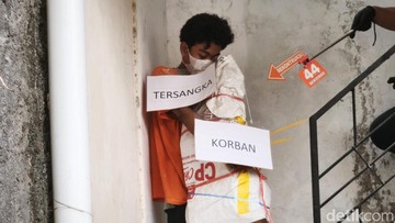 Reka Ulang Pembunuhan Mozza Gadis Semarang, Pelaku Buang Korban Dalam Karung