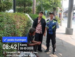 Viral Pengemis di JPO Rasuna Said, Dinsos Evakuasi ke Panti Sosial