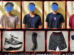 Keroyok Tetangga Pakai Sajam gegara Lahan, 1 Keluarga di OKU Ditangkap