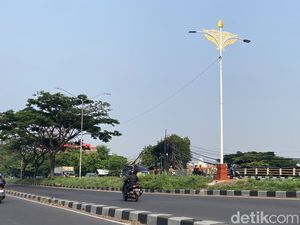 Penampakan PJU Baru di Jalan Soekarno Hatta Bandung