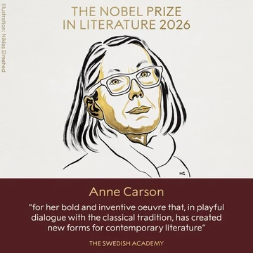Penyair Anne Carson Raih Nobel Sastra 2026