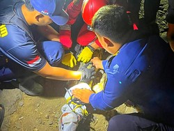 Kelakar Petugas Damkar Sukabumi Usai Tangkap Buaya 3 Meter
