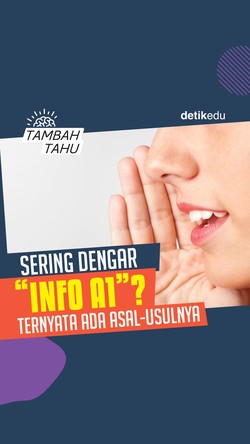 Video Tambah Tahu: Sering Dengar Info A1? Ternyata Ada Asal-usulnya