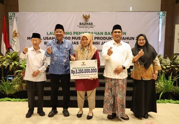 1.750 Mustahik Binaan Baznas Jateng Terima Bantuan Modal Rp 5,25 Miliar