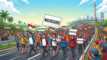 Kilas Balik Gerak Jalan Mojokerto Suroboyo