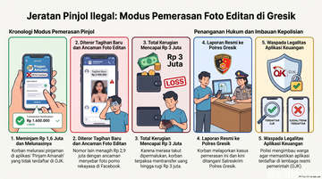 Infografis: Kronologi DC Peras Wanita hingga Ancam Sebar Foto Porno Editan