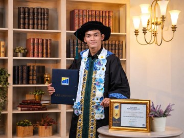 Habis Asian Games-Jelang Nikah, Shohibul Fikri Lulus Sarjana Manajemen