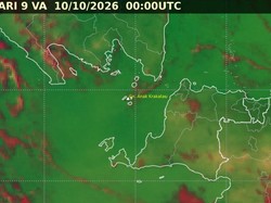 Abu Anak Krakatau Tak Terdeteksi Lagi di Citra Satelit, Ini Kata BMKG