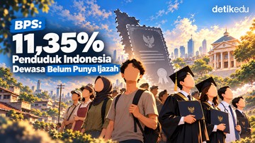 EduGrafis: 11,35% Penduduk Indonesia Belum Berijazah