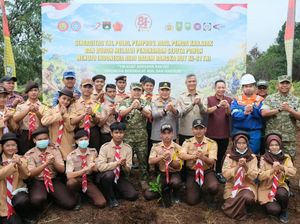 TNI-Polri Tanam 20 Ribu Pohon, Kabaharkam Tekankan Polisi Bersama Masyarakat