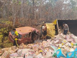 Terios Vs Truk Tabrakan di Merauke, 1 Orang Tewas