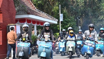 Scooterist Penuhi Pantai Prigi, Wabup Trenggalek: Gerakkan Potensi Wisata