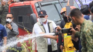 Sumsel Uji Coba Realiza Anticomas dari Brasil, Diklaim Efektif Atasi Karhutla