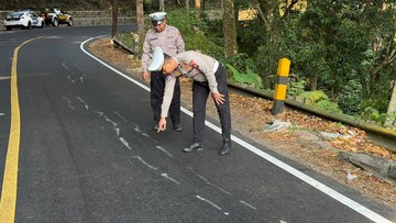 Jalur Nasional Jember-Banyuwangi di Gumitir Retak sepanjang 40 Meter