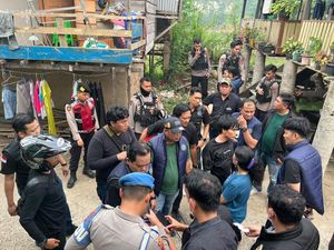 Berantas Narkoba, Polisi Gerebek Kampung Pulau Pandan Jambi