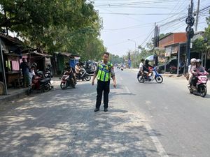 Adu Banteng Vario Vs Beat di Demak, Tukang Ojek Tewas