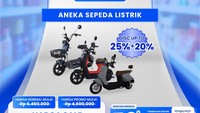 Ada Promo Menarik Sepeda Listrik di Transmart Full Day Sale