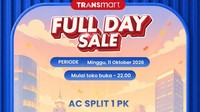 AC 1 PK Bisa Diskon Rp 1,7 Juta di Transmart Full Day Sale