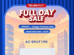 AC 1 PK Bisa Diskon Rp 1,7 Juta di Transmart Full Day Sale