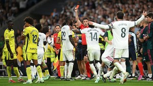 Madrid Vs Villarreal: Vinicius Kartu Merah, El Real Menang Tipis 1-0