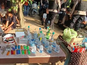 Sarang Narkoba di Deli Serdang Digerebek, 37 Orang Diamankan